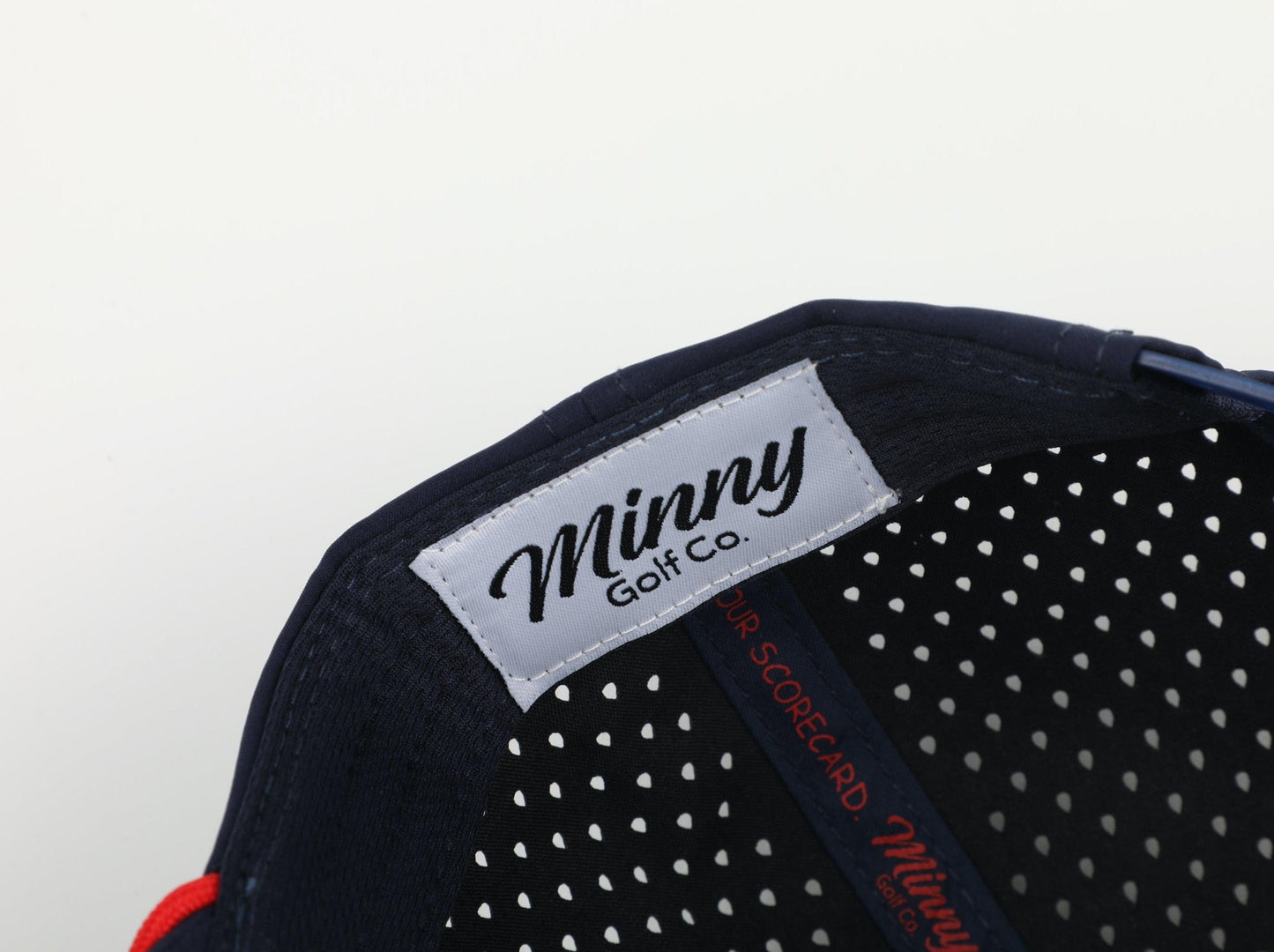 The Minny Golf | Perforated 5-Panel Snapback Rope Hat - Minny Golf Co