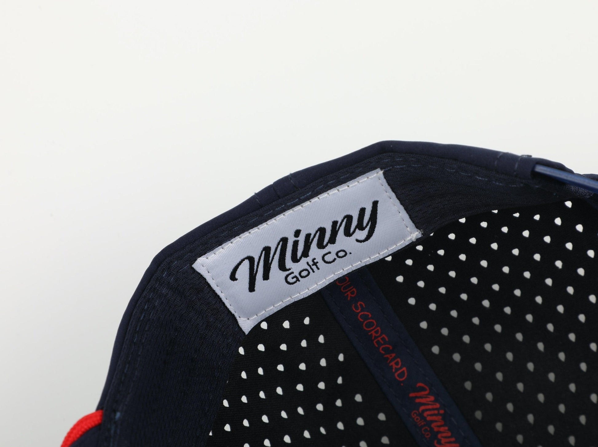 The Minny Golf | Perforated 5-Panel Snapback Rope Hat - Minny Golf Co