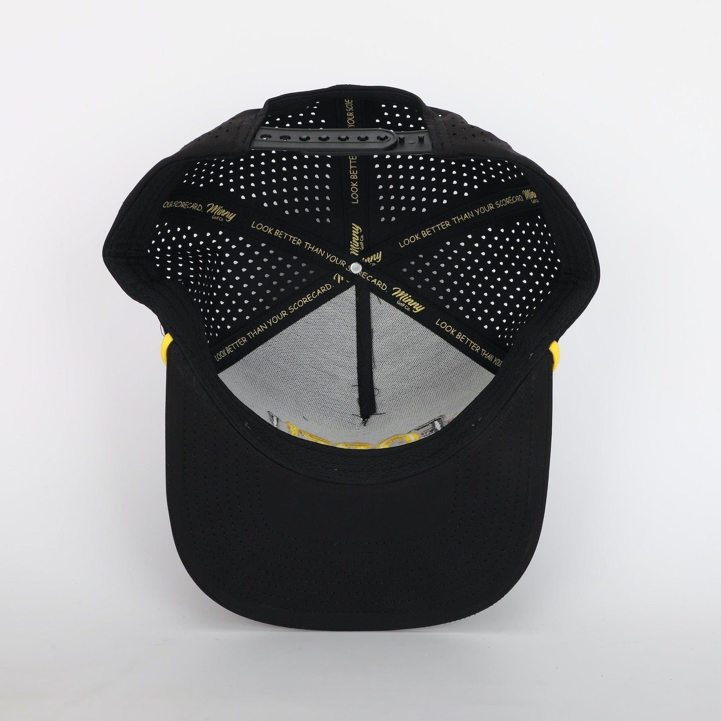 The Ope! | Perforated Flatbill 5-panel Snapback Rope Hat - Minny Golf Co