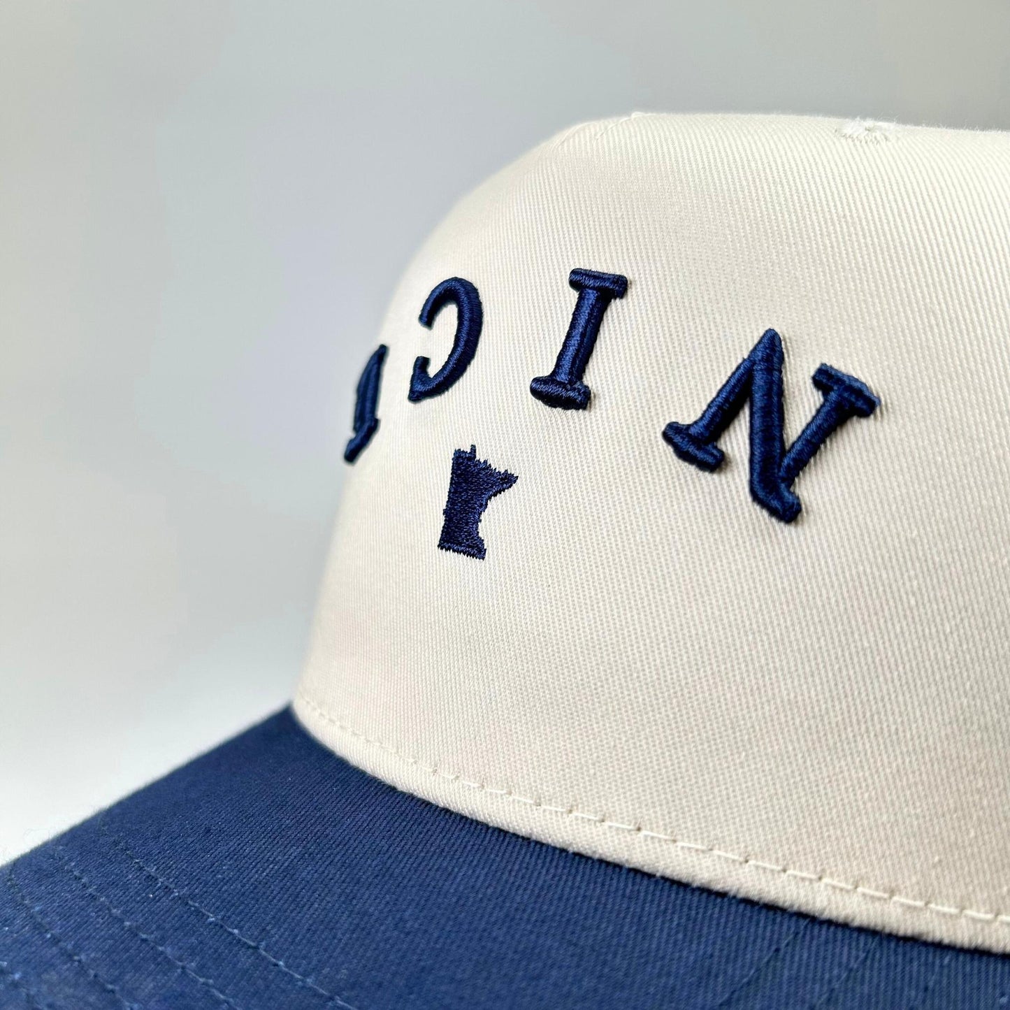 Minnesota NICE Vintage Snapback (Navy) | Minny Co. - Minny Golf Co