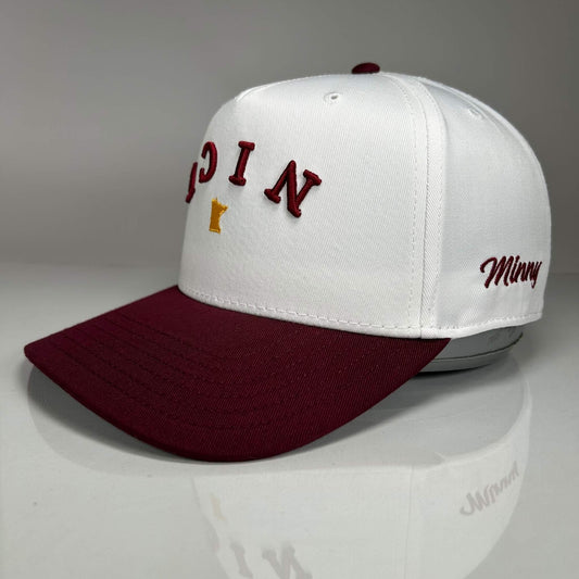 Minnesota NICE Vintage Snapback (Maroon) | Minny Co. - Minny Golf Co
