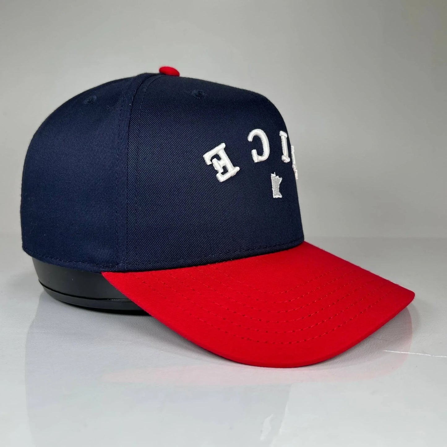 Minnesota NICE Vintage Snapback (Red/Navy/White) | Minny Co. - Minny Golf Co