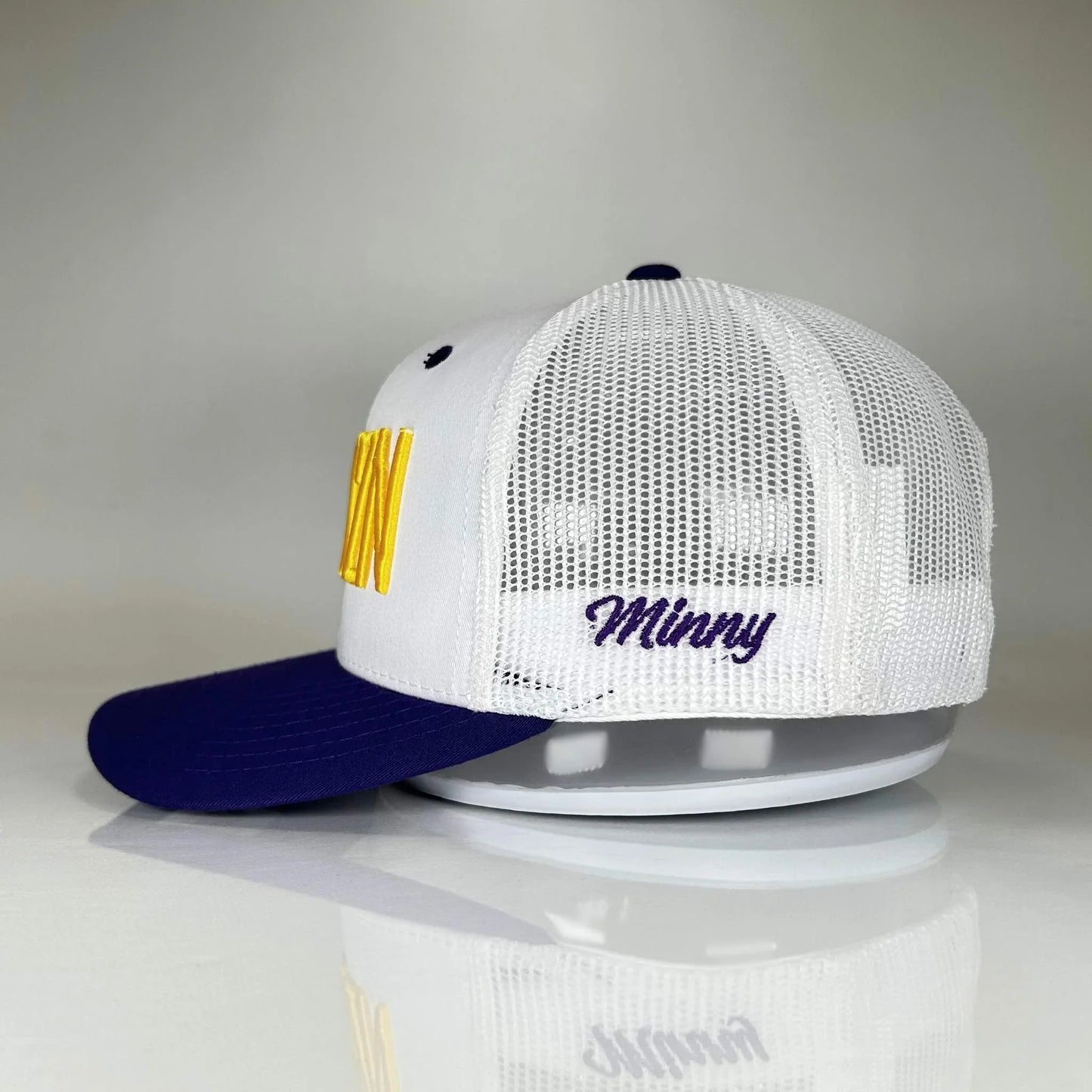 SKOLSZN Trucker Hat – Minnesota Football Inspired (Purple/White)