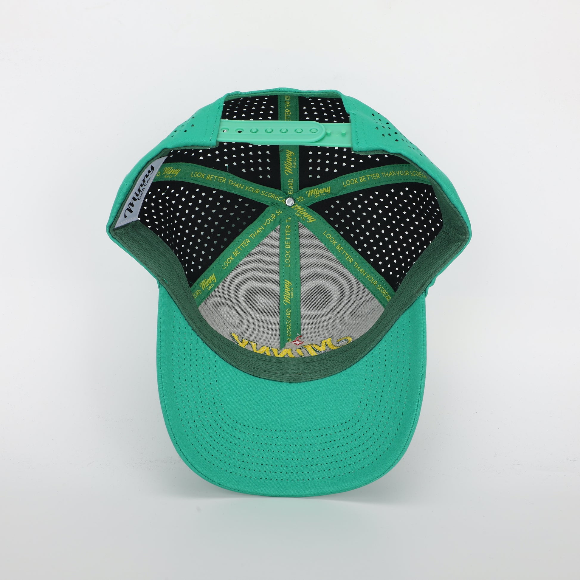 The Minny Northstar | Perforated 6-Panel Snapback Hat - Minny Golf Co 