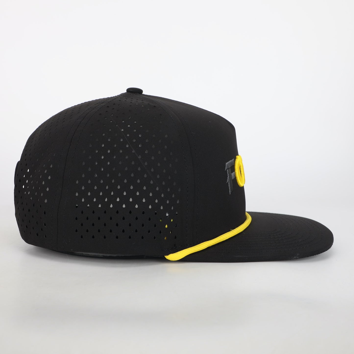 The Ope! | Perforated Flatbill 5-panel Snapback Rope Hat - Minny Golf Co 