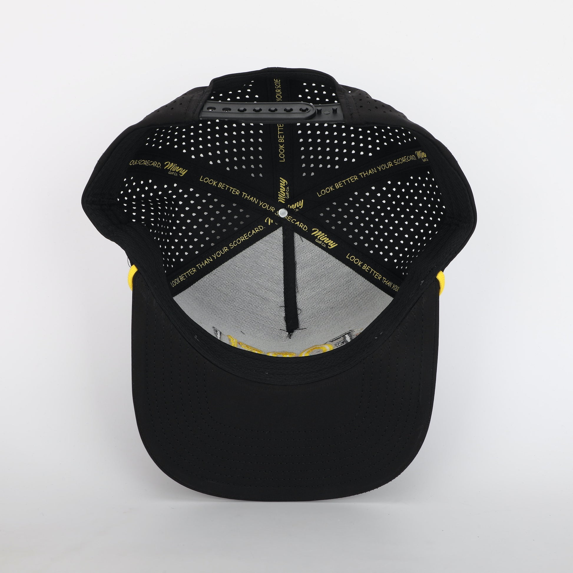 The Ope! | Perforated Flatbill 5-panel Snapback Rope Hat - Minny Golf Co 