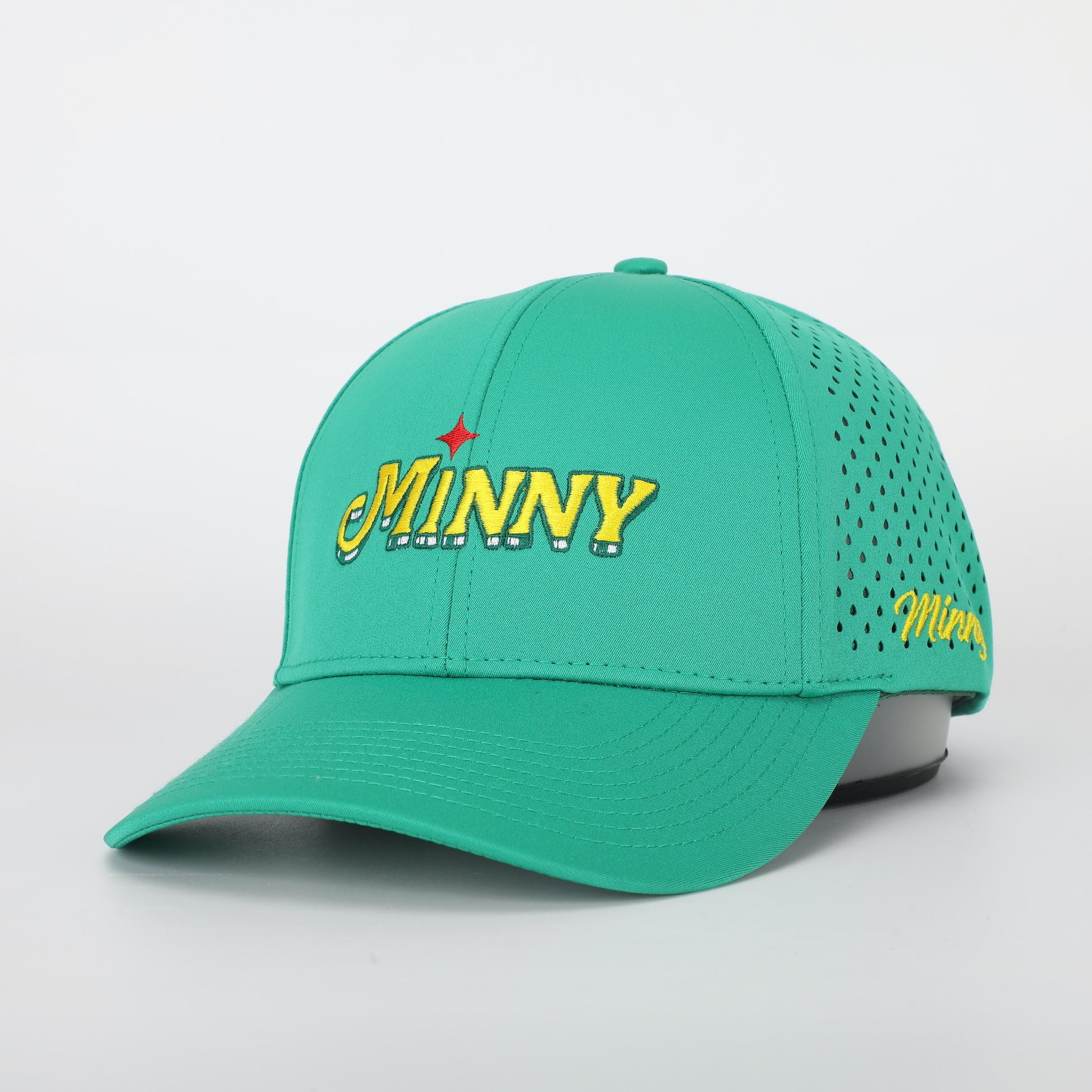 The Minny Northstar | Perforated 6-Panel Snapback Hat - Minny Golf Co 