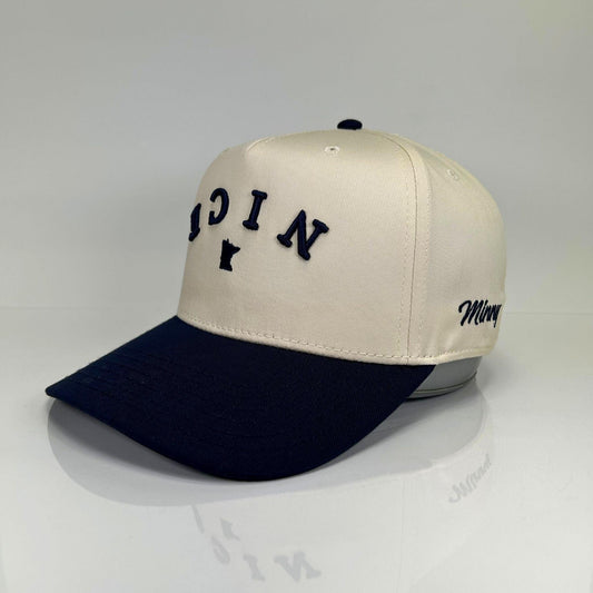 Minnesota NICE Vintage Snapback (Navy) | Minny Co.
