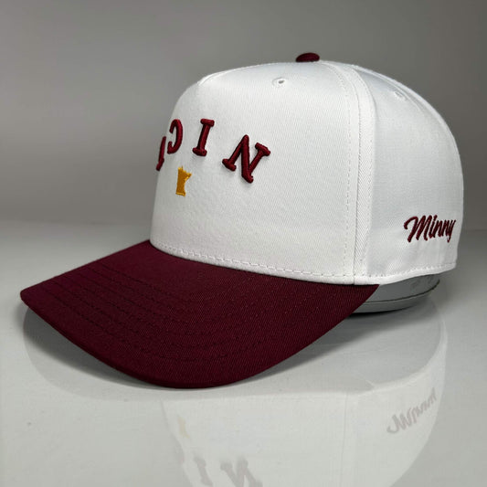 Minnesota NICE Vintage Snapback (Maroon) | Minny Co.