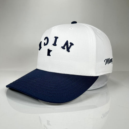 Minnesota NICE Vintage Snapback (Navy/White) | Minny Co.