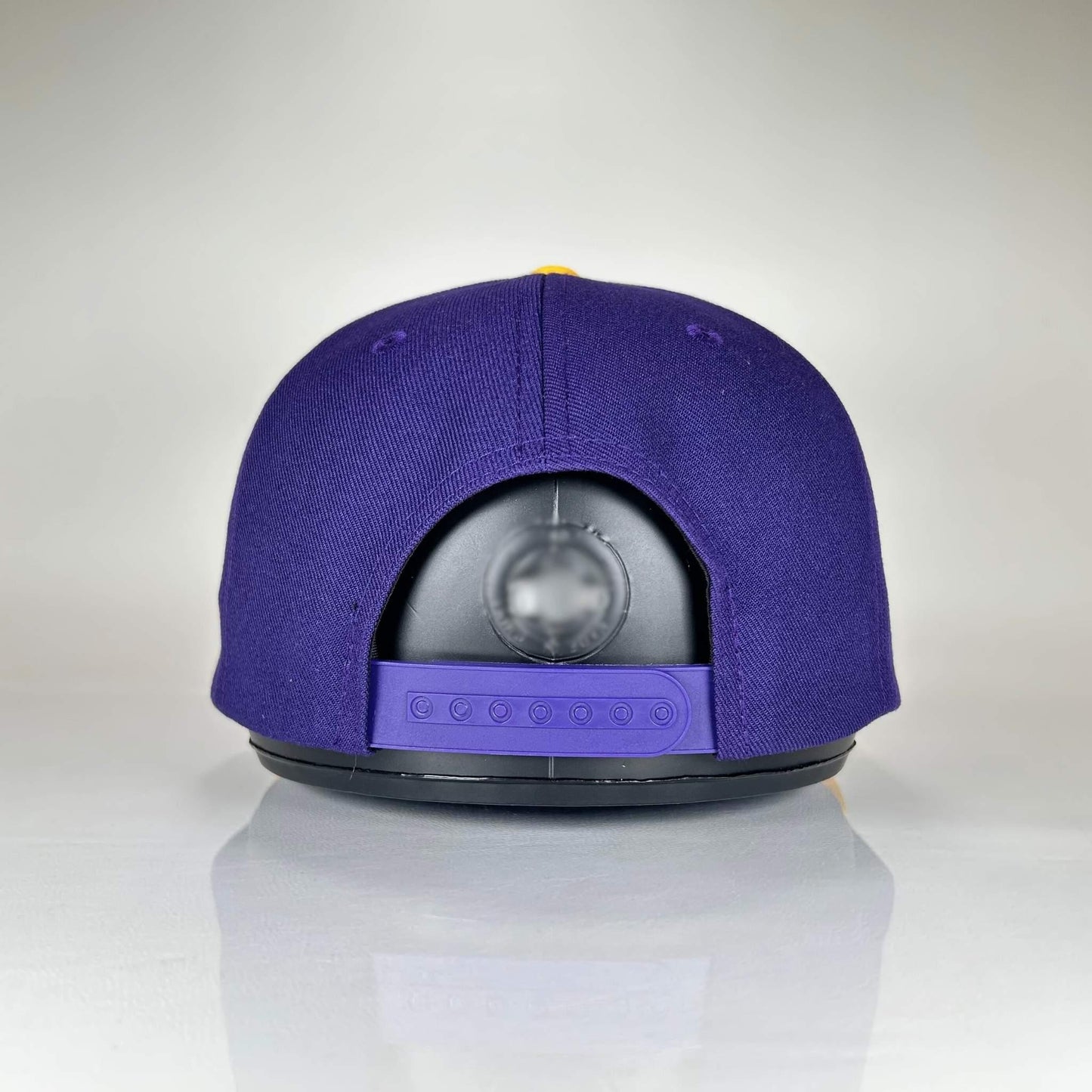 SKOLSZN Flat Bill Snapback – Minnesota Football Inspired (Purple/White/Yellow)