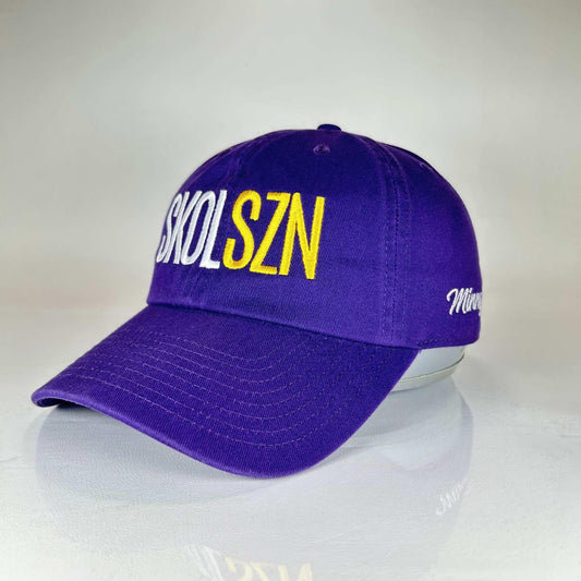 SKOLSZN Cleanup Dad Cap – Minnesota Football Inspired (Purple)