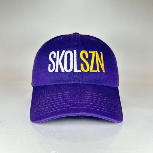 SKOLSZN Cleanup Dad Cap – Minnesota Football Inspired (Purple)